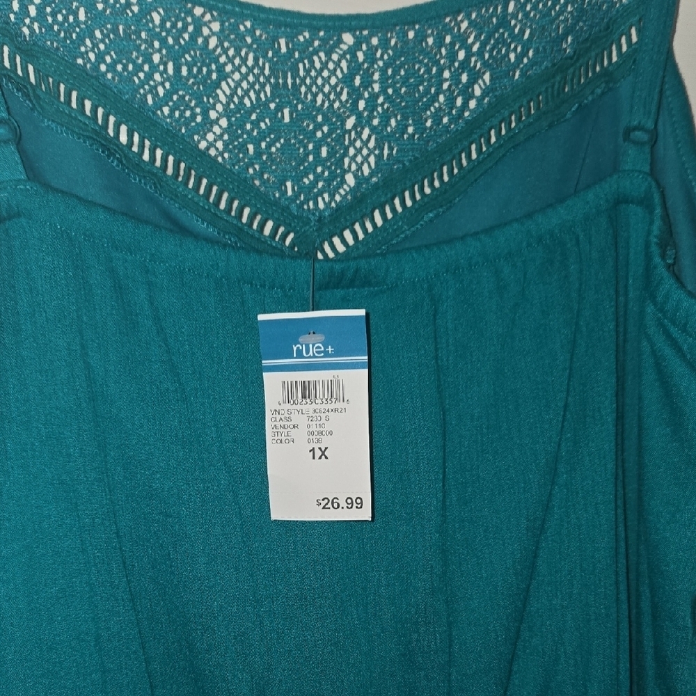 NWT RUE+ XL Adj Strap Maxi Slip Dress Sleek Sexy Versatile Summer Staple Comfort - Picture 10 of 11